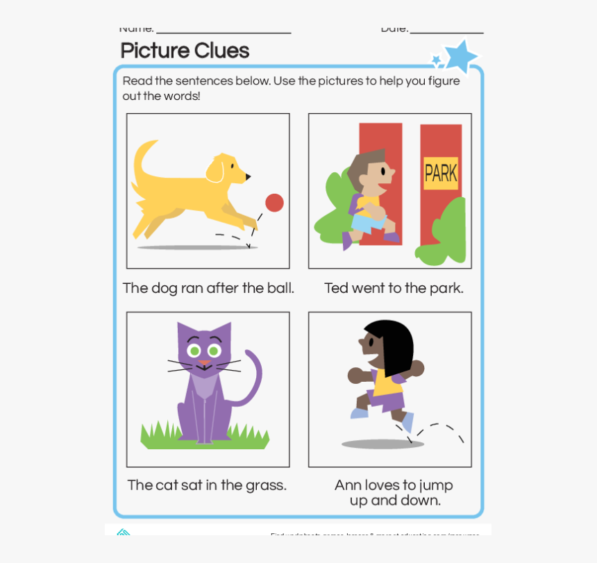 Master Decoders - Clues Worksheet For Grade 1, HD Png Download, Free Download