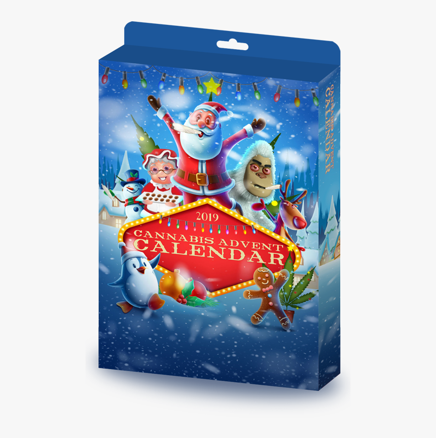 Cannabis Christmas Advent Calendar - 2019 Cannabis Advent Calendar, HD Png Download, Free Download