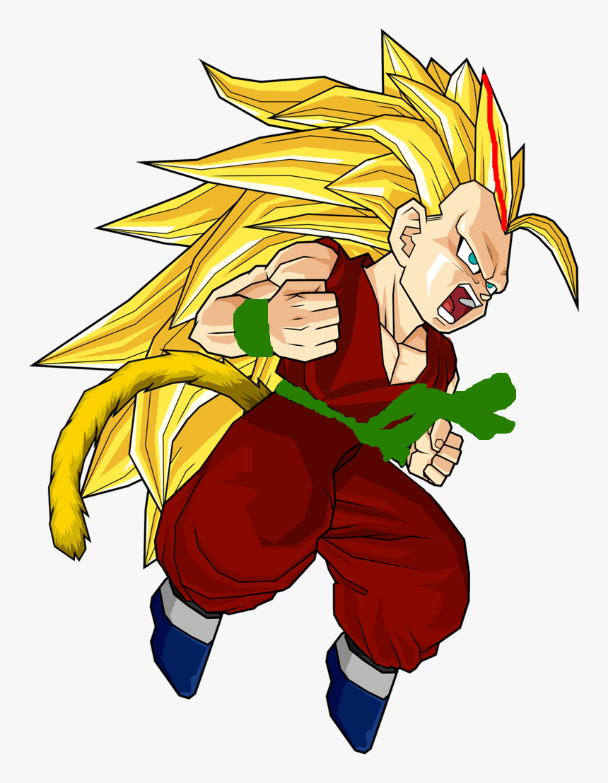 Kid Goku Ssj3 , Png Download - Kid Goku Ssj3, Transparent Png, Free Download