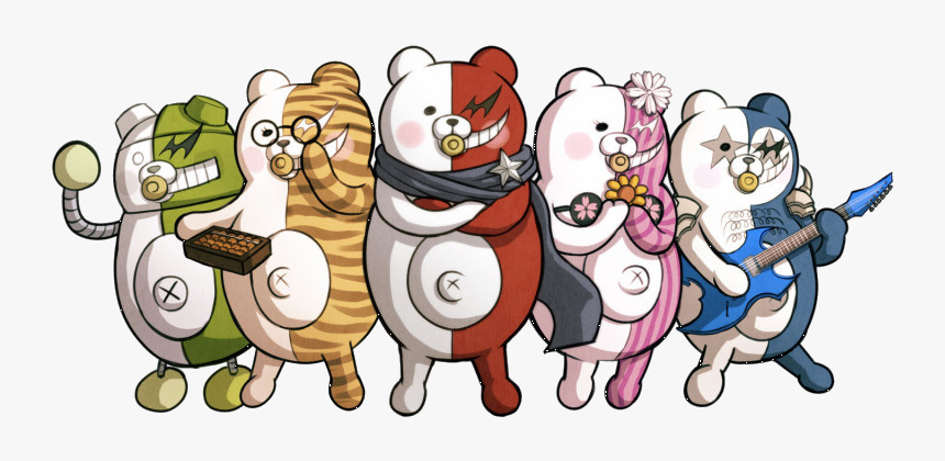 Danganronpa Monokubs, HD Png Download, Free Download