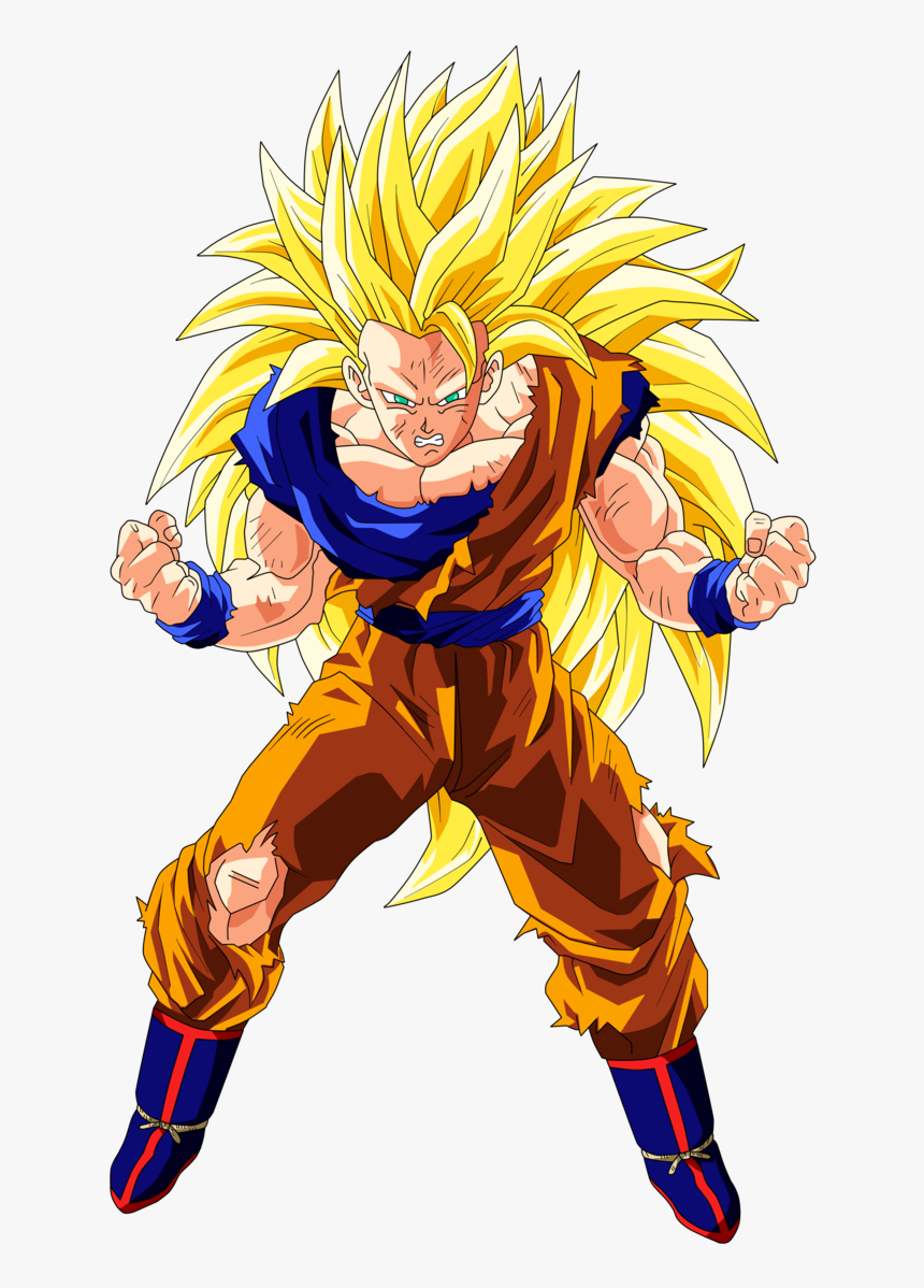 Goku - Dragon Ball Son Goku Super Saiyan 3, HD Png Download, Free Download