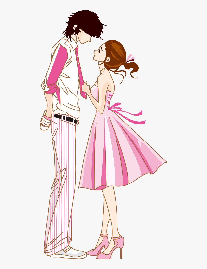 Love Couple Valentines Cartoon Romance Creative Day - Love Valentines Day Cartoon, HD Png Download - kindpng Love Couple Valentines Cartoon Romance Creative Day - Love Valentines Day Cartoon, HD Png Download - kindpng