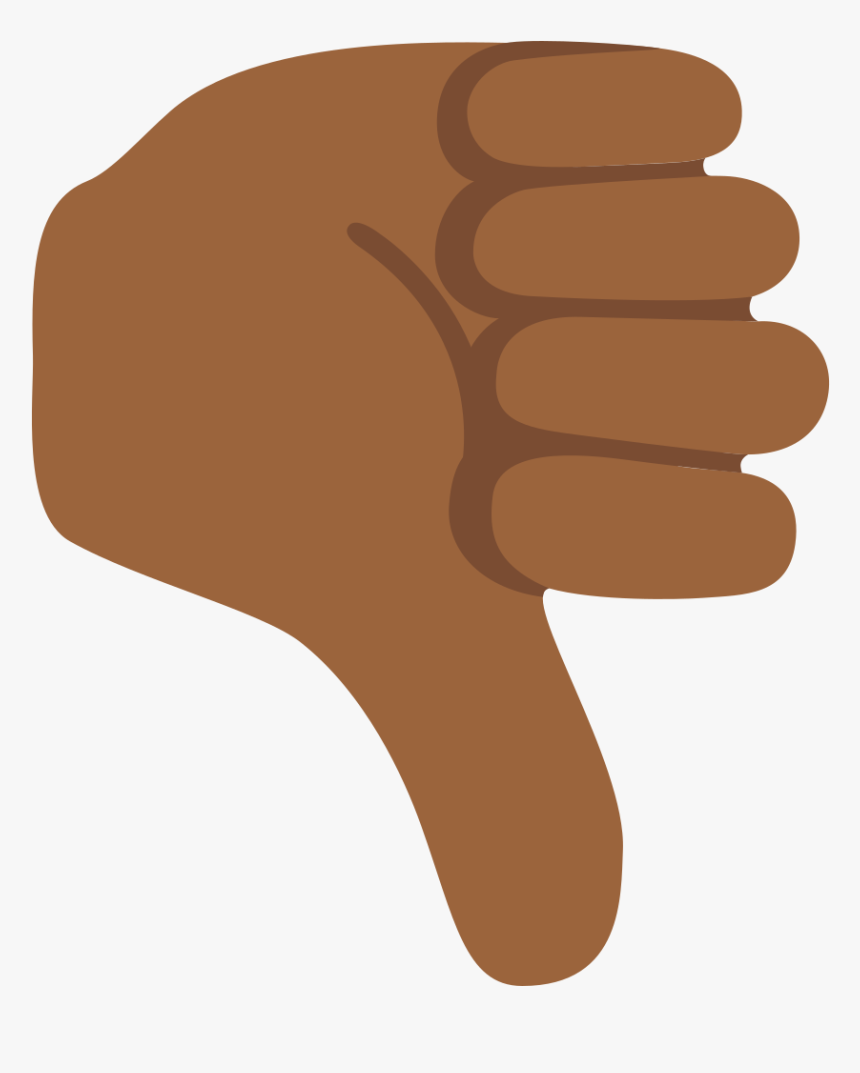 Brown Thumbs Down Emoji, HD Png Download, Free Download