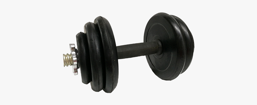 6kg Rubber Dumbell - Dumbbell, HD Png Download, Free Download