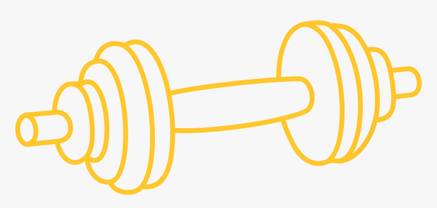 Dumbbell Drawing Png, Transparent Png, Free Download