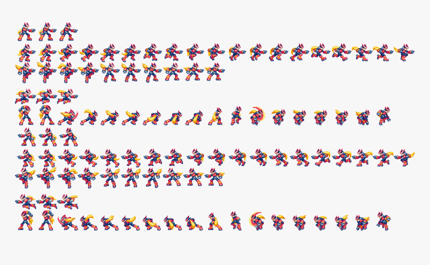 Thumb Image - Megaman Zero Sprites, HD Png Download, Free Download