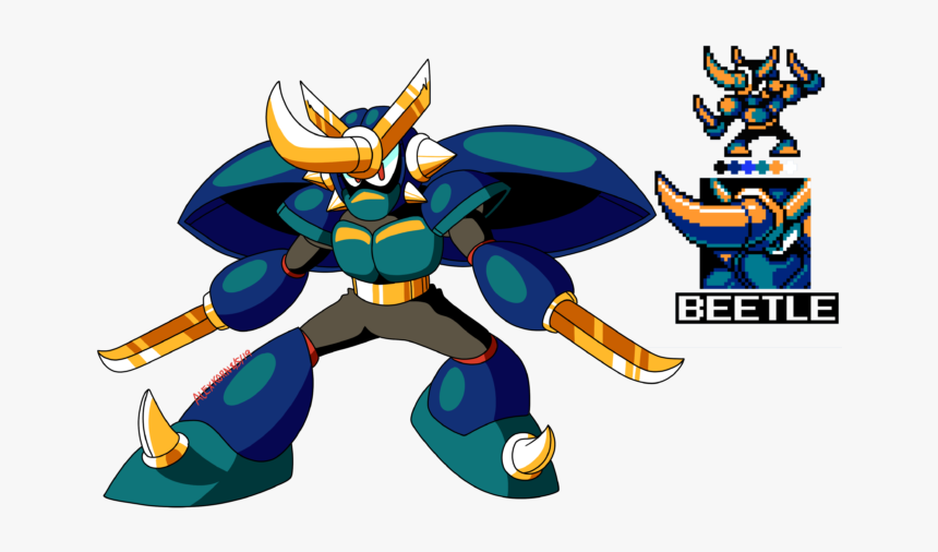 Mega Man Beetle Man, HD Png Download, Free Download