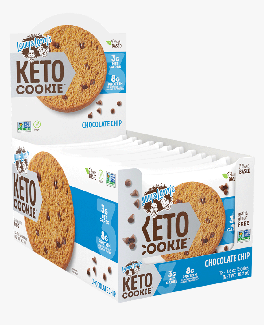 Lenny & Larry"s Keto Cookies 12x45g - Lenny Larry Keto Cookie, HD Png Download, Free Download