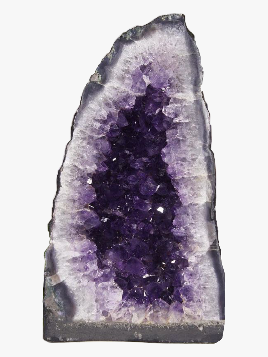 #amethyst #geode #purplegeode #purpleaesthetic #aesthetic - Geoda De Amatista, HD Png Download, Free Download