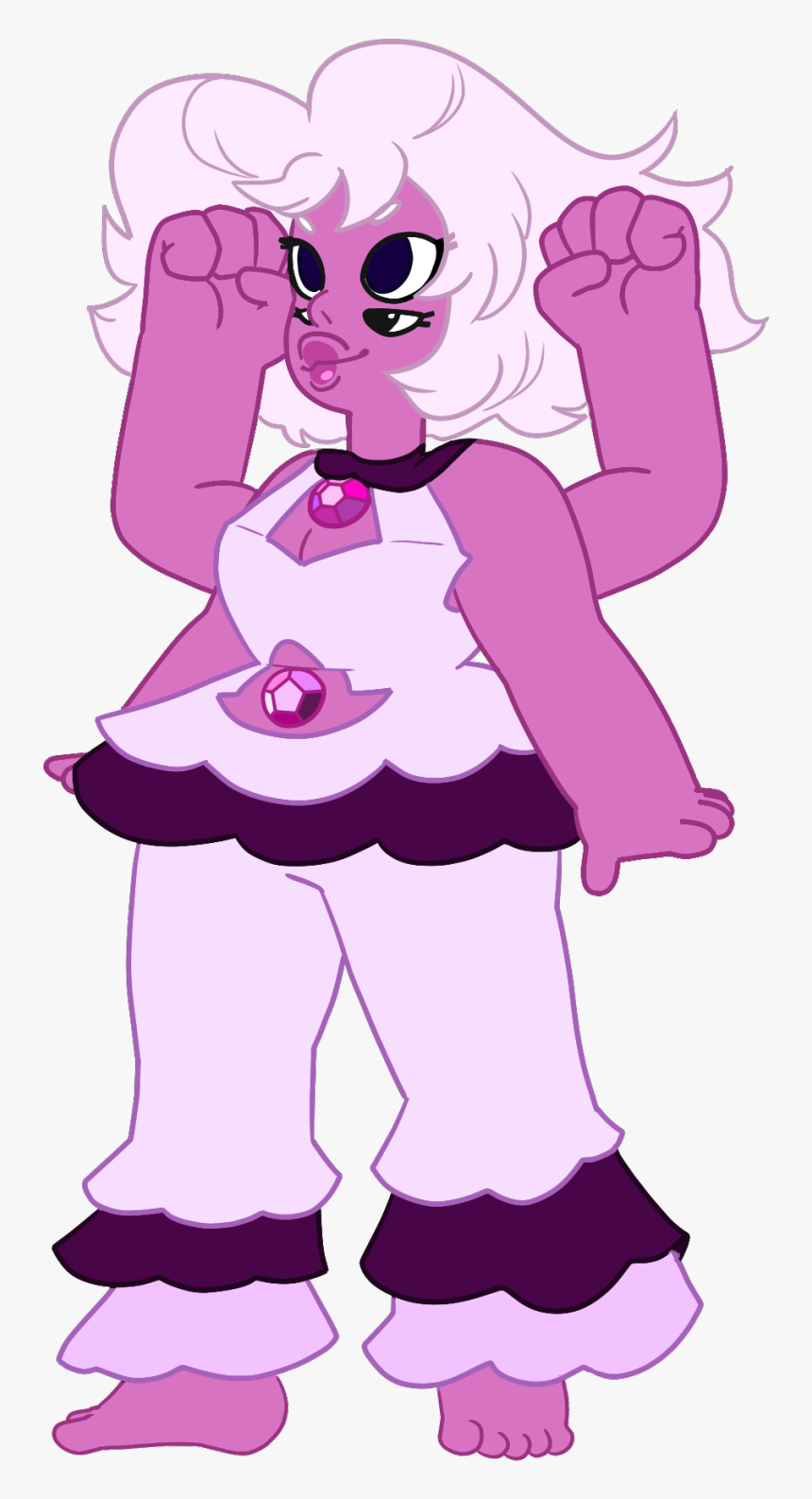 Steven Universe Amethyst And Rose Fusion - Steven Pearl Amethyst Fuse, HD Png Download, Free Download