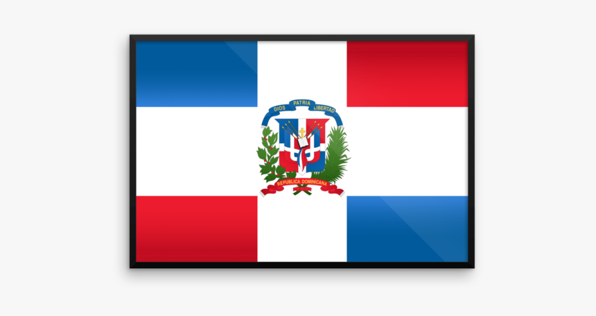Dominican Republic Flag Wall Art - La República Dominicana Flag, HD Png Download, Free Download