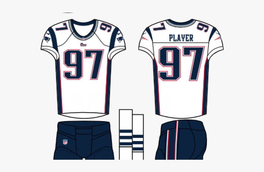 Patriots Jersey Clipart Clipart Royalty Free Library - Buffalo Bills Away Uniforms, HD Png Download, Free Download