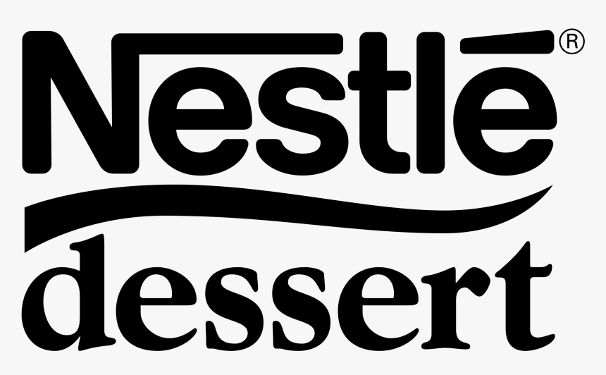 Nestle Dessert Logo Black And White - Nestle, HD Png Download, Free Download