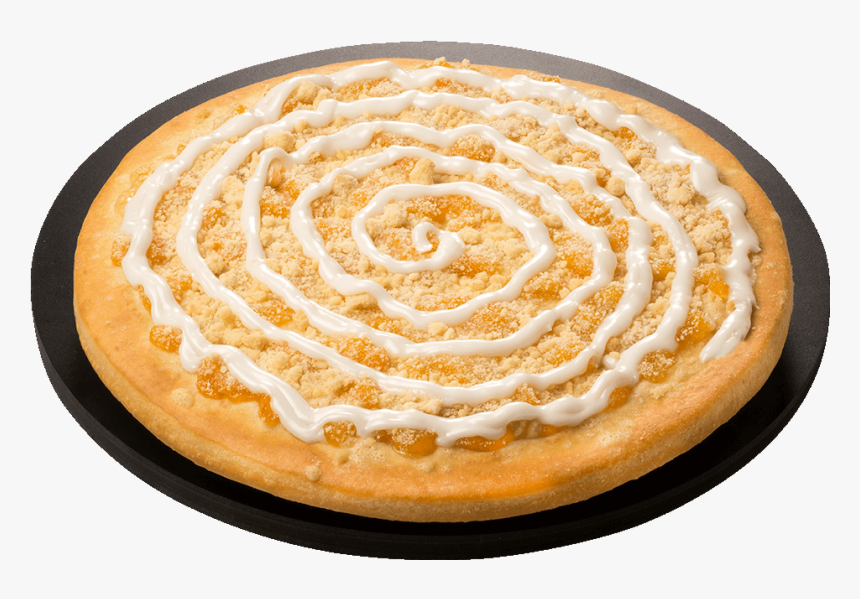 Peach Fruit Dessert Pizza - Pizza Ranch Cinnamon Dessert Pizza, HD Png Download, Free Download