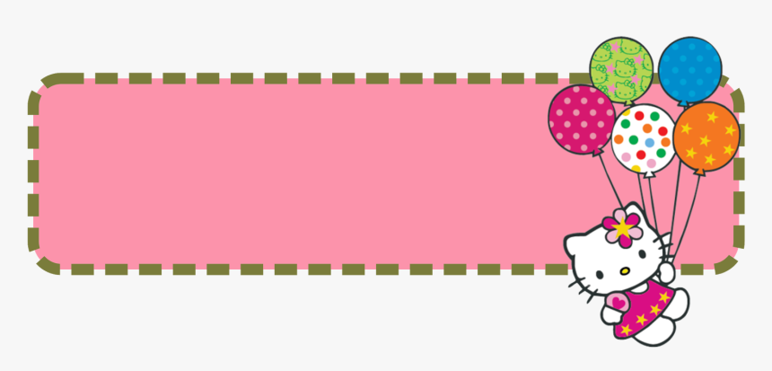 Hello Kitty Banner Template - Frame Hello Kitty Png, Transparent Png, Free Download