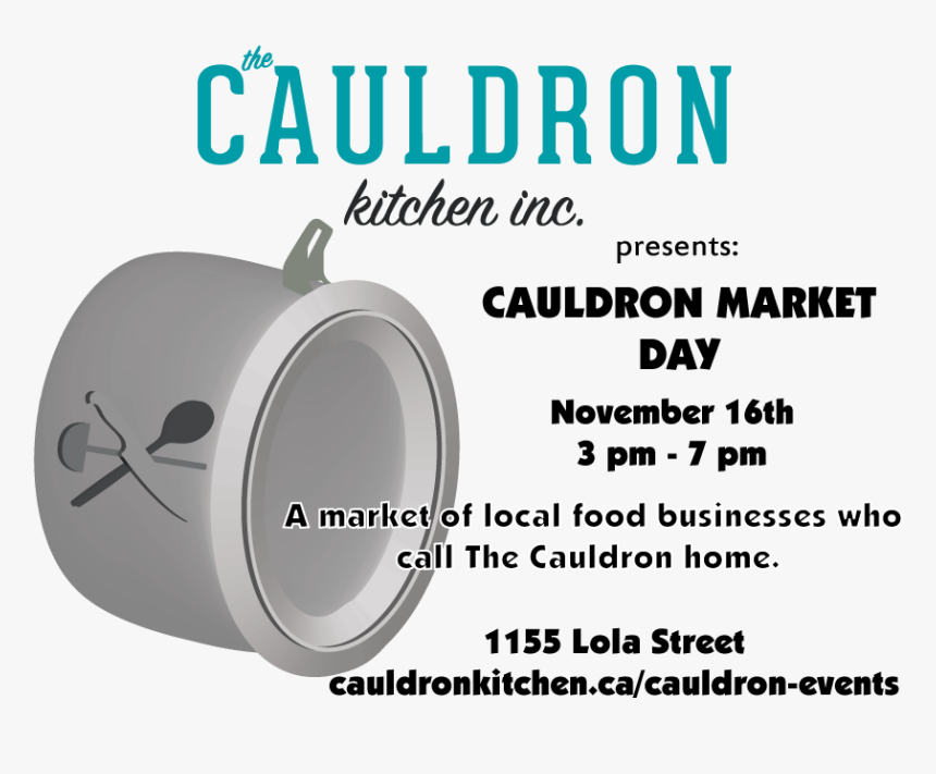 Cauldron Market Day Postcard - Sauté Pan, HD Png Download, Free Download