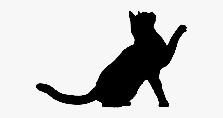 Silhouette Cat Hq Image Free Png Clipart - Cat Silhouette Png, Transparent Png, Free Download
