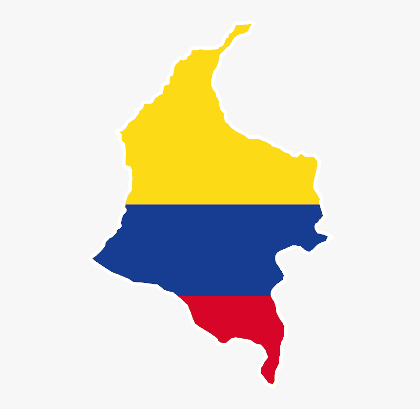 Colombian Flag In Country, HD Png Download, Free Download