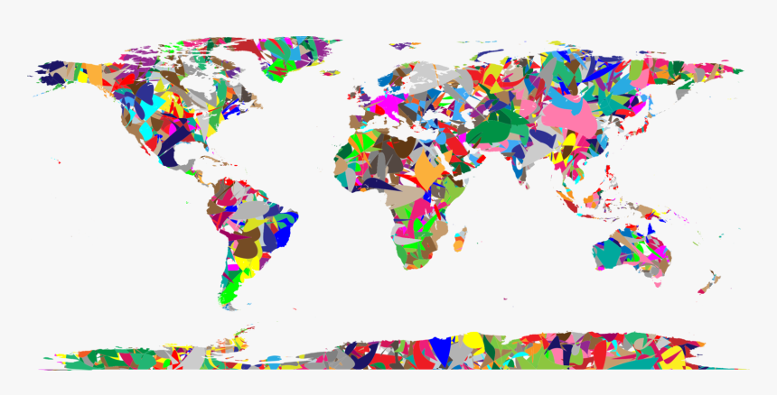 World,world Map,modern Art - Top 50 World Spotify, HD Png Download, Free Download