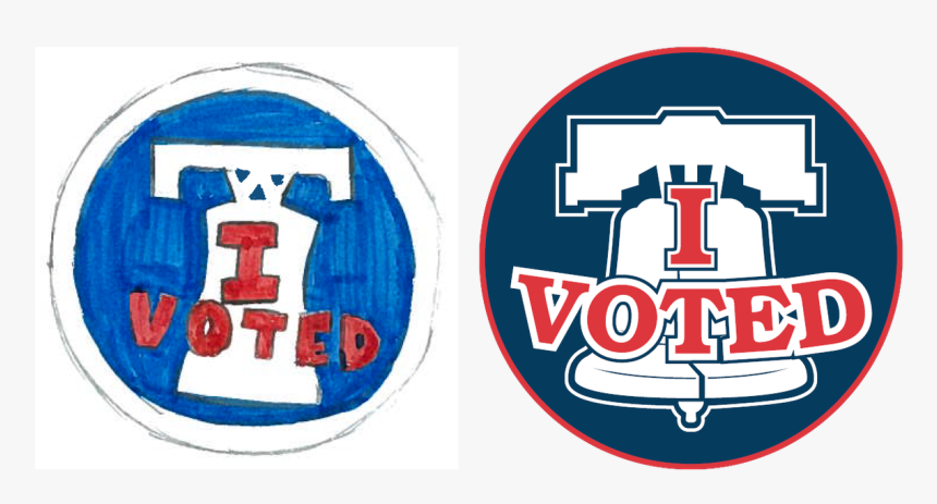 Philadelphia's New I Voted Sticker, HD Png Download, Free Download