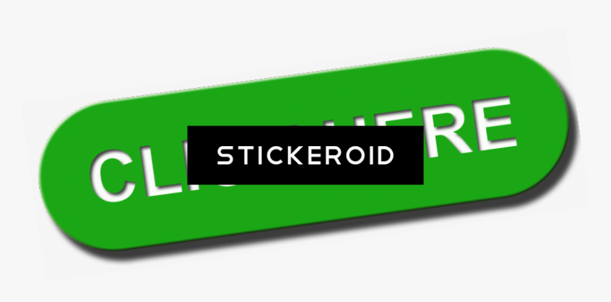 Click Here Green Button - Graphic Design, HD Png Download, Free Download