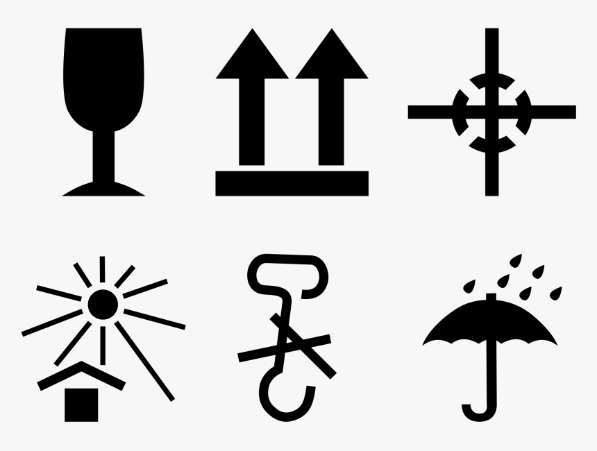 This Free Icons Png Design Of Packing Symbols , Png - Keep Away From Sunlight Symbol, Transparent Png, Free Download