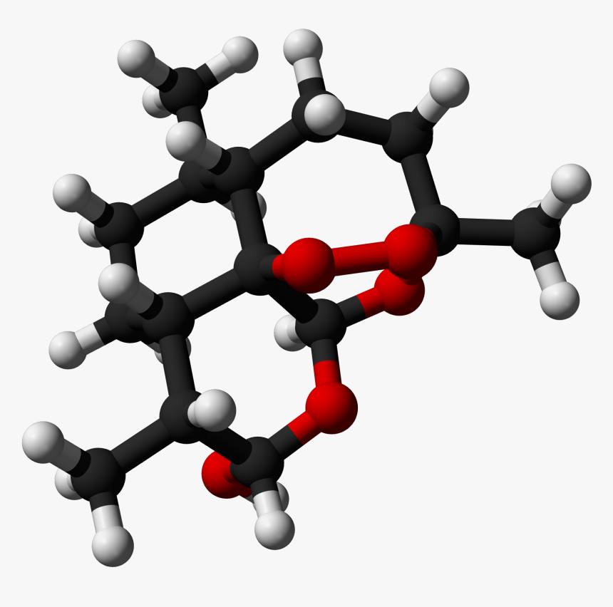 Dihydroartemisinin 3d Balls - Molecule, HD Png Download, Free Download
