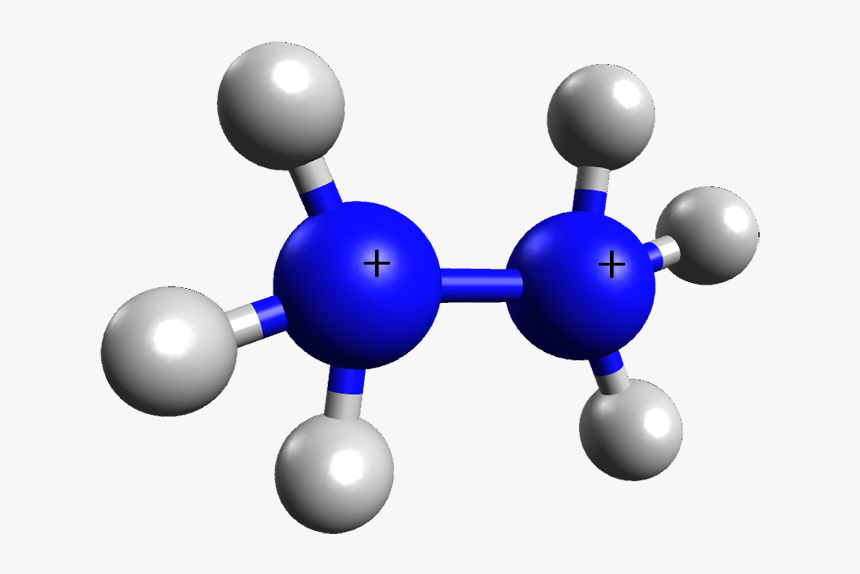 Dication Hydrazinium 3d Balls - Sphere, HD Png Download, Free Download