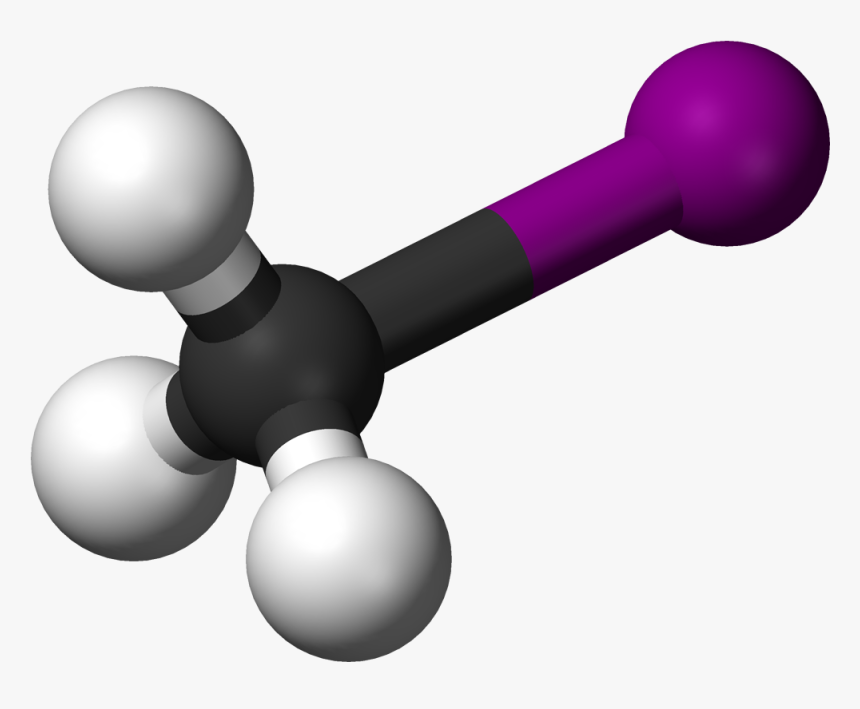 Iodomethane 3d Balls - Methyl Iodide Structure, HD Png Download, Free Download