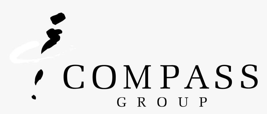 Compass Group Logo Black And White - Compass Group, HD Png Download, Free Download