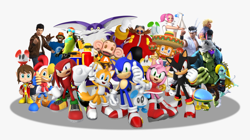 Sonic & Sega All Star Racing Cast, HD Png Download, Free Download