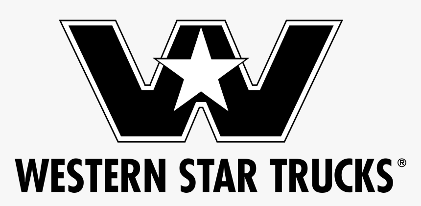 Western Star Trucks Logo Black And White - Western Star Trucks Logo, HD Png Download, Free Download