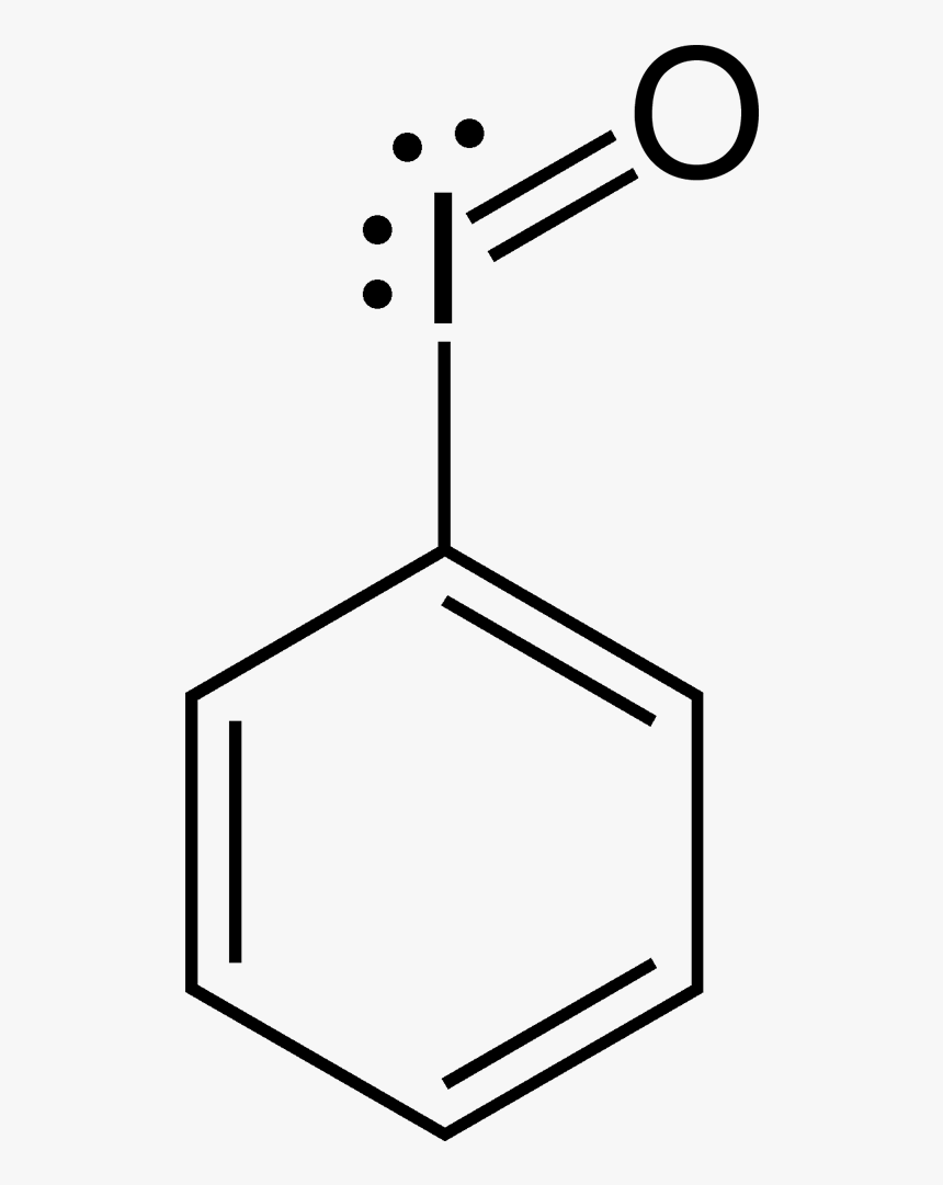 Phio 2d Skeletal With Explicit Lone Pairs - Structure Of Sodium Phenoxide, HD Png Download, Free Download