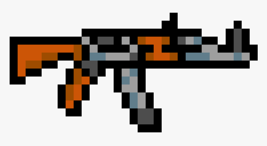 Ak47 Pixel Art, HD Png Download, Free Download