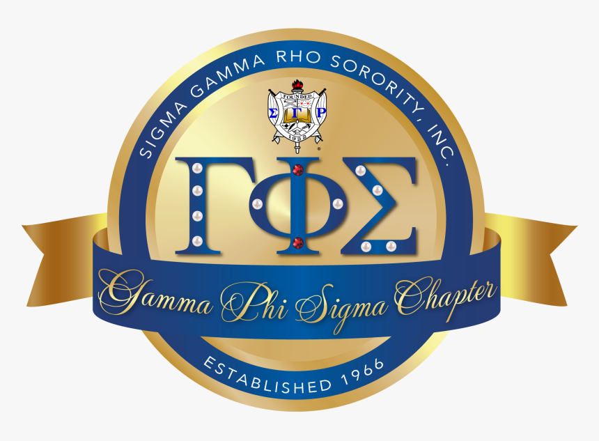 The Gamma Phi Sigma Chapter Of Sigma Gamma Rho Sorority, - Sgrho, HD Png Download, Free Download