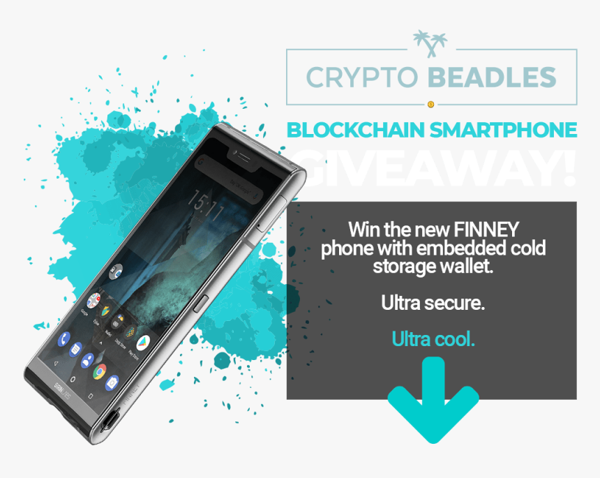 Cryptobeadles Holding A Finney ™ Phone Giveaway - Meuble De Metier, HD Png Download, Free Download