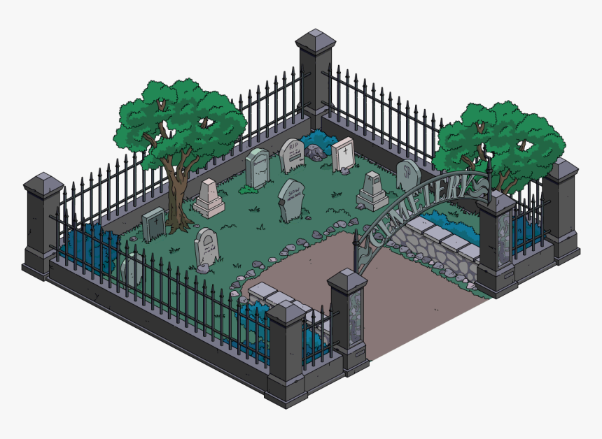 Simpsons Tapped Out Cemetery, HD Png Download, Free Download