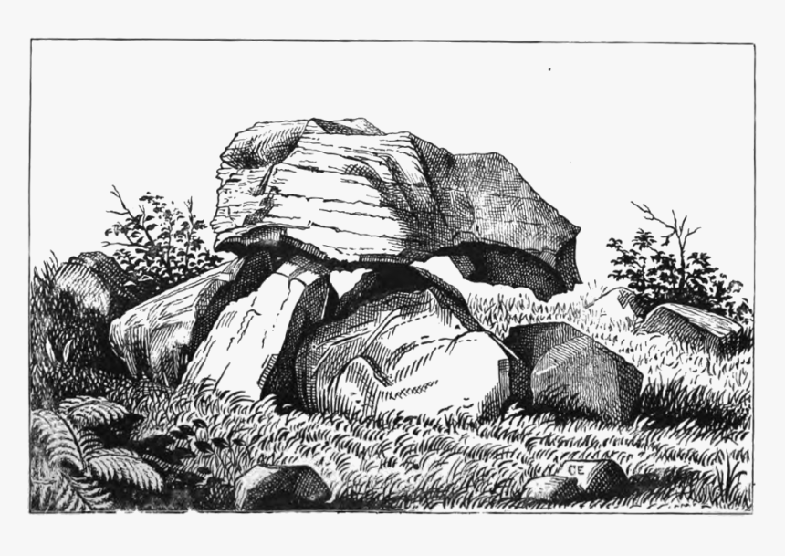 Carrowmore Megalithic Cemetery P7 Drawing By Charles - Carrowmore Megalithic Cemetery Drawing, HD Png Download, Free Download