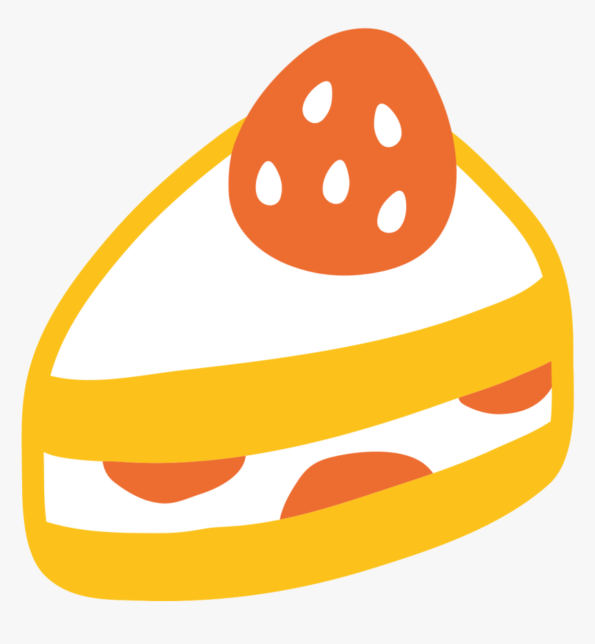 Cake Slice Emoji Android, HD Png Download, Free Download