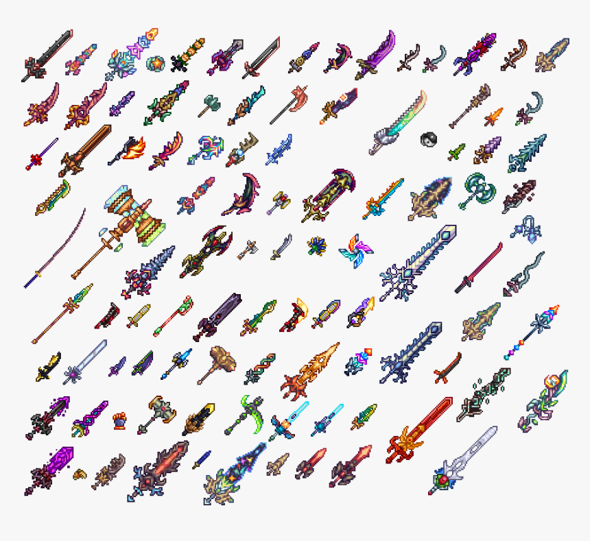 Todas Las Armas De Terraria, HD Png Download, Free Download