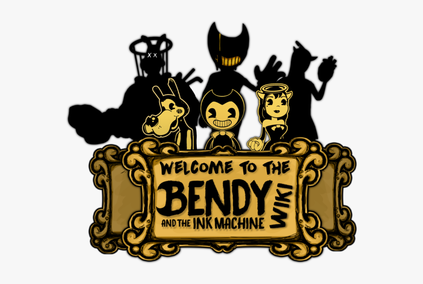 Clipart Table Tv Stand - Welcome To The Bendy And The Ink Machine, HD Png Download, Free Download