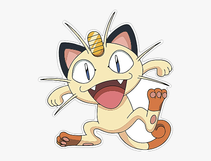 #pokemon #meowth - Meowth Pokemon, HD Png Download, Free Download