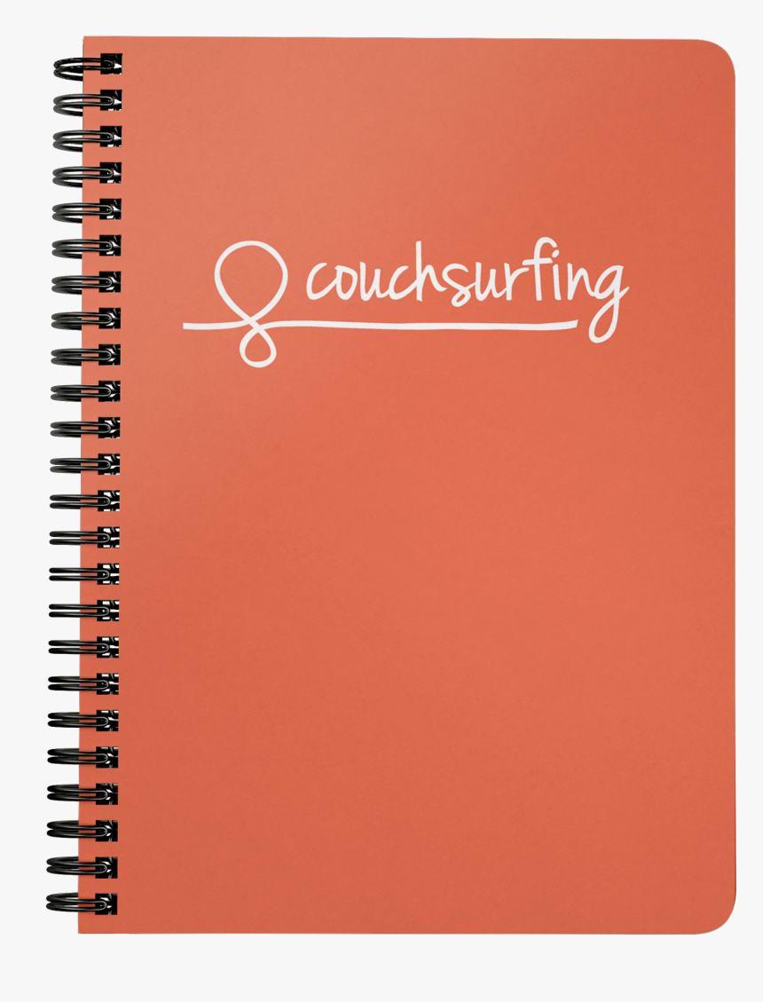 Couchsurfing Spiral Notebook - Notebook, HD Png Download, Free Download