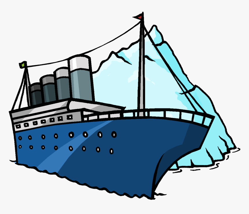 Titanic Clipart Clip Art Titanic Ship Clip Art The Titanic Cartoon Hd Png Download Kindpng