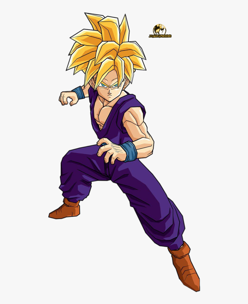 Gohan Again Transforms Into His Super Saiyan Form And - Dragon Ball Z Saga Cell Gohan, HD Png Download, Free Download