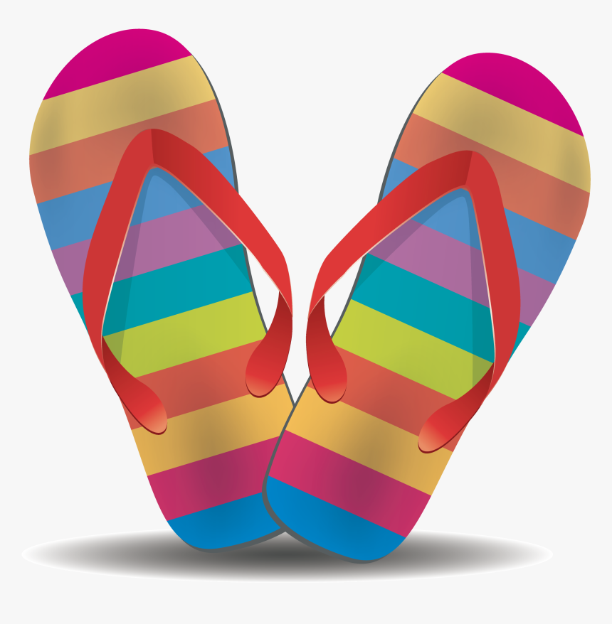 Transparent Flip Flop Png - Beach Sandals Clipart Png, Png Download, Free Download