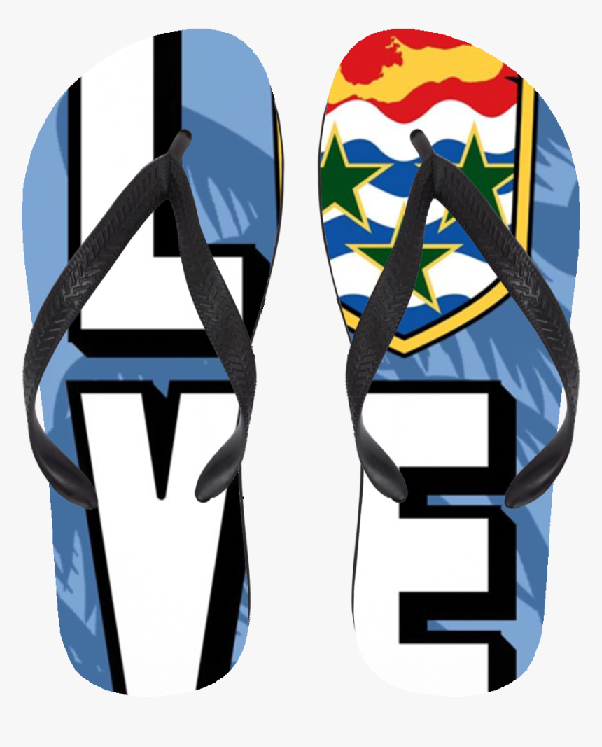 Love Cayman Flip Flops Clipart , Png Download - Flip-flops, Transparent Png, Free Download