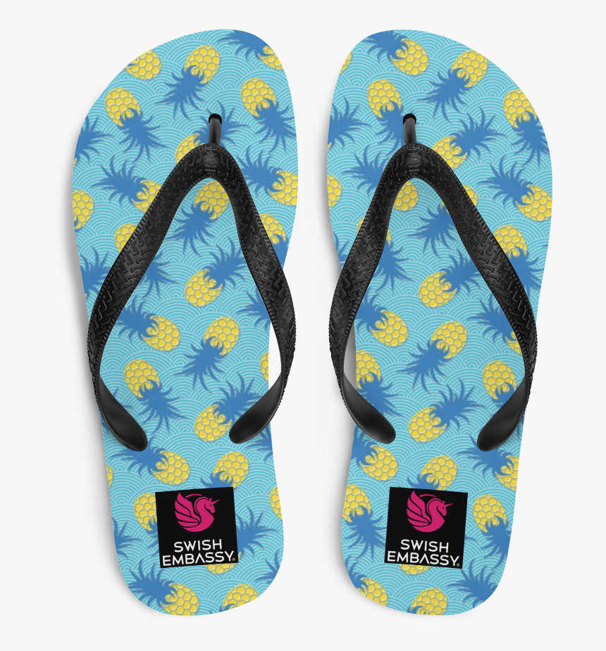 Pineapple Princess Flip Flops Swish Embassy"
 Data - Flip-flops, HD Png Download, Free Download