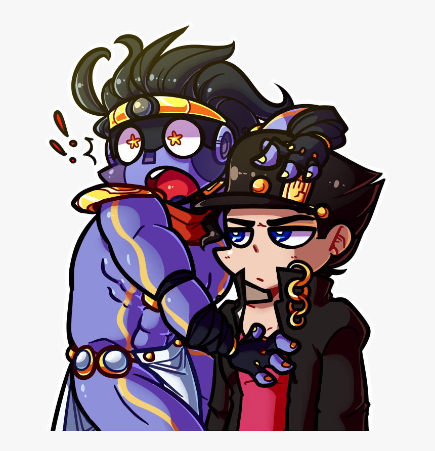 Could You Draw Really Happy/excited Star Platinum - Requiem For A Star Platinum, HD Png Download, Free Download