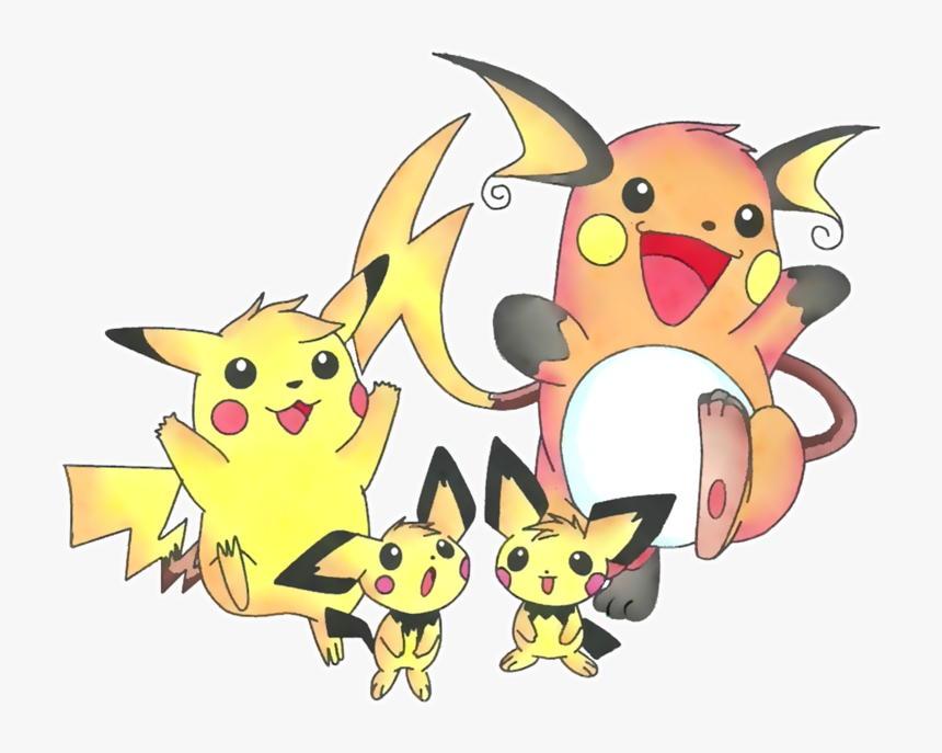 Pikachu Pichu And Raichu, HD Png Download, Free Download